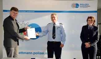 Polizei Mettmann: POL-ME: Leiter der Direktion Verkehr geht in den Ruhestand - Kreis Mettmann - 2010155