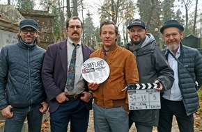 ZDF: ZDF dreht Thriller "Sumpfland" / Mit Trystan Pütter, Felix Kramer und Nora Waldstätten (FOTO)