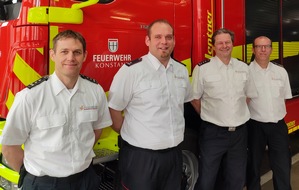 Feuerwehr Konstanz: FW Konstanz: Amtsübergabe des stellvertretenden Kommandanten