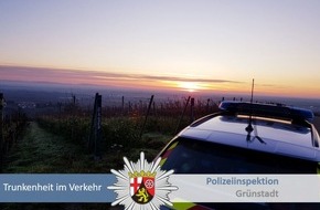 Polizeidirektion Neustadt/Weinstraße: POL-PDNW: Mit 1,75 Promille am Steuer erwischt