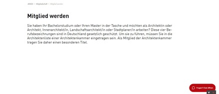 Architektenkammer Niedersachsen: Architektenkammer Niedersachsen bietet neuen Online-Service