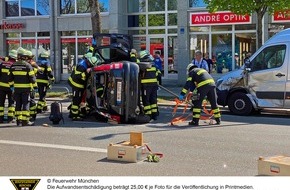 Feuerwehr München: FW-M: Unfall mit mehreren Verletzten (Waldtrudering)