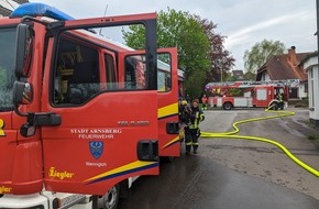 Feuerwehr der Stadt Arnsberg: FW-AR: Brandeinsatz in Wennigloh am Montagnachmittag