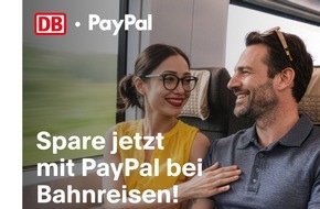 PayPal: PayPal und Deutsche Bahn starten Cashback-Aktion f&uuml;r Reisende