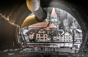 Verkehrshaus der Schweiz: Nuova mostra sul raddoppio della galleria autostradale al San Gottardo