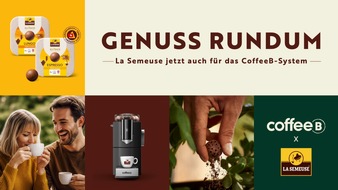 CoffeeB: Neuer Kaffeegenuss: La Semeuse jetzt auch für das CoffeeB-System / CoffeeB und La Semeuse bringen Schweizer Kaffeetradition aus La Chaux-de-Fonds in die Coffee Balls