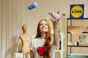 Lidl: Zwei Jahre "Grüner Knopf" bei Lidl / Neue Kollektion in Zusammenarbeit mit Lidl und Topmodel Barbara Meier kommt im Frühjahr 2022