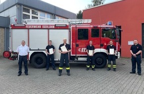 Feuerwehr Iserlohn: FW-MK: Beförderungen in der Löschgruppe Letmathe