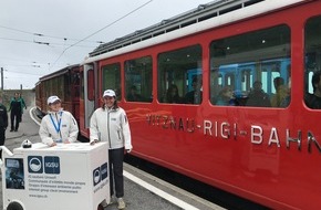 IG saubere Umwelt IGSU: Medienmitteilung: "Gipfeltreffen gegen Littering: IGSU-Botschafter auf der Rigi"