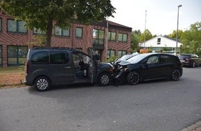Polizeiinspektion Harburg: POL-WL: Frontalzusammensto&szlig; fordert einen Leichtverletzten/ Fahrer ohne F&uuml;hrerschein unterwegs ++ Fleestedt - Hochwertiges Werkzeug aus Baucontainer gestohlen