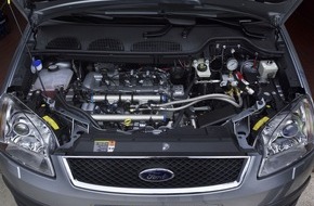 Ford-Werke GmbH: Weltpremiere: Ford präsentiert den Ford Focus C-Max mit Wasserstoff-Verbrennungsmotor / Brückentechnologie auf dem Weg zur Brennstoffzelle