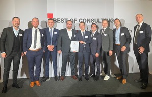 BearingPoint GmbH: BearingPoint und Vodafone gewinnen erneut bei den "Best of Consulting"-Awards