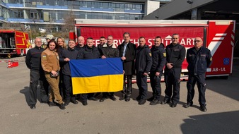 Feuerwehr Stuttgart: FW Stuttgart: Einsatztraining f&uuml;r ukrainische Einsatzkr&auml;fte aus Chmelnyzkyj bei der Feuerwehr Stuttgart - gelebte Solidarit&auml;t und partnerschaftliche Zusammenarbeit