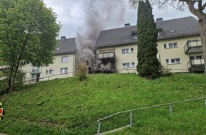 Freiwillige Feuerwehr Finnentrop: FW Finnentrop: Kellerbrand in Finnentrop