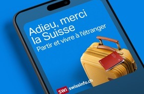SWI swissinfo.ch: Le podcast "Adieu, merci la Suisse" explore le rêve de l'expatriation