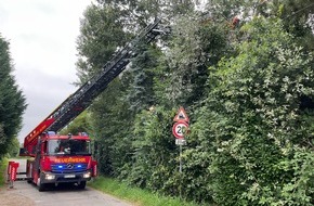 Freiwillige Feuerwehr Alpen: FW Alpen: Sturmschaden