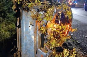 Feuerwehr der Stadt Arnsberg: FW-AR: Polizeihubschrauber im Einsatz- Verkehrsunfall auf der Autobahn