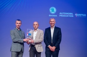 Skoda Auto Deutschland GmbH: ŠKODA AUTO gewinnt Special Award für Hochlauf der neuen Lackiererei