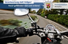 Polizeipr&auml;sidium Westpfalz: POL-PPWP: Zwischenbilanz: "Speed-Marathon" am Mittwoch