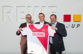 REWE Group: REWE Group sendet Botschaft für Toleranz / Verzicht auf Werbung auf dem Trikot des 1. FC Köln