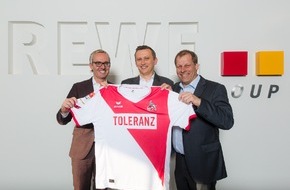 REWE Group: REWE Group sendet Botschaft für Toleranz / Verzicht auf Werbung auf dem Trikot des 1. FC Köln