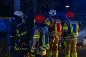 FW-MK: Brennender Trockner in Mehrfamilienhaus