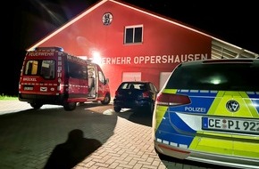 Feuerwehr Flotwedel: FW Flotwedel: Suche nach vermisster Person bei Oppershausen endet glimpflich