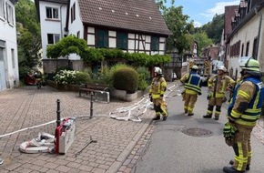Feuerwehr Weinheim: FW Weinheim: Kleinbrand auf Herd l&ouml;st Feuerwehreinsatz in der Weinheimer Innenstadt aus