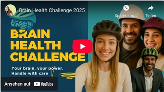 #BrainHealthChallenge2025: Weltweite Sensibilisierungskampagne für Gehirngesundheit  «made in Switzerland»