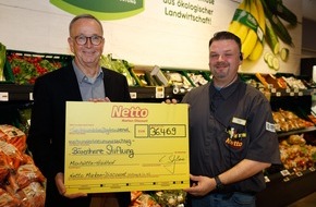 Netto Marken-Discount Stiftung & Co. KG: Netto-Spendeninitiative sammelt 36.469 Euro für Bärenherz Stiftung