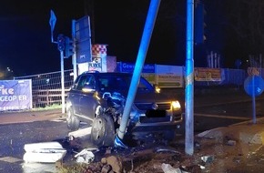Landespolizeiinspektion Erfurt: LPI-EF: Unfall mit hohem Sachschaden