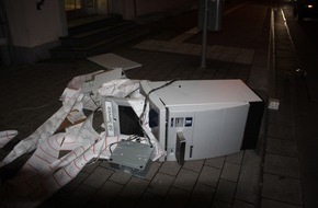 Polizeipräsidium Westpfalz: POL-PPWP: Kontoauszugsdrucker beschädigt und Widerstand geleistet