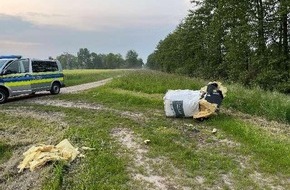 Polizeiinspektion Osnabrück: POL-OS: Alfhausen: Nach illegaler Müllentsorgung - Polizei sucht Zeugen