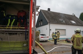 Freiwillige Feuerwehr Menden: FW Menden: Küchenbrand auf der Platte-Heide