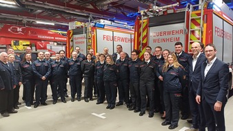 FW Weinheim: Respekt und Dank der Stadtgesellschaft