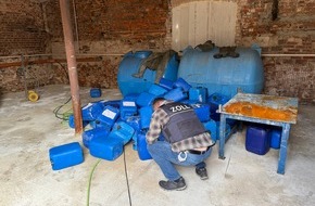 Zollfahndungsamt Essen: ZOLL-E: Staatsanwaltschaft Köln und Zollfahndung Essen decken illegales Großlabor für synthetische Drogen in Kerpen auf / 24 Personen festgenommen
