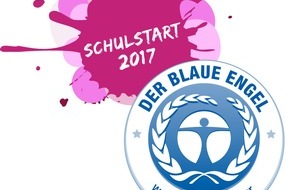 Blauer Engel: "Schulstart mit dem Blauen Engel": Einzelhandel belohnt umweltfreundliche Kaufentscheidungen mit Aktionen