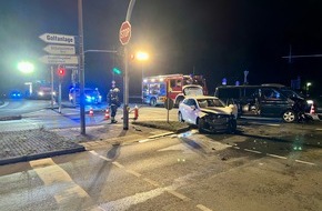 Feuerwehr Herdecke: FW-EN: Zwei Verletzte nach Verkehrsunfall