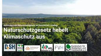 Deutsche Säge- und Holzindustrie Bundesverband e. V. (DeSH): Naturschutzgesetz hebelt Klimaschutz aus