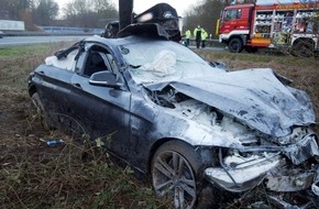 Polizeiinspektion Rotenburg: POL-ROW: ++ 23-jähriger Rotenburger auf der A1 schwer verunglückt ++ Zeuge meldete Alkoholfahrt ++ Drei Autos aufgebrochen - Autoradios gestohlen ++ Falscher Microsoft-Mitarbeiter ruft an ++