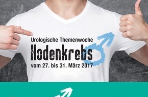 DGU - Dt. Gesellschaft für Urologie e.V.: Aufklärungskampagne für junge Männer: Urologen starten Themenwoche Hodenkrebs vom 27. bis 31. März 2017