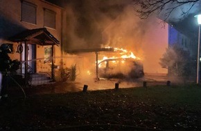 Feuerwehr und Rettungsdienst Bonn: FW-BN: Schnelles Eingreifen der Feuerwehr verhinderte Geb&auml;udebrand