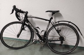 Polizeipräsidium Freiburg: POL-FR: Freiburg-Wiehre: Hochwertiges Carbon-Rennrad aufgefunden - Besitzer gesucht - Hinweis auf Fahndungsportal für Fahrräder