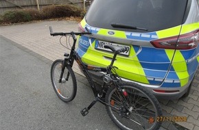 Kreispolizeibehörde Höxter: POL-HX: Die Polizei sucht Eigentümer eines Mountainbikes
