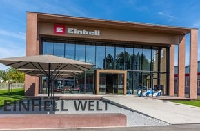 Einhell Germany AG: Grand opening of Einhell Welt: Tool manufacturer presents new state-of-the-art facility in Landau/Isar