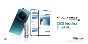 vivo: vivo X Fold6 &ndash; vivos erstes Foldable mit Option auf einen Telekonverter &ndash; ist ab 1. Oktober in Europa erh&auml;ltlich