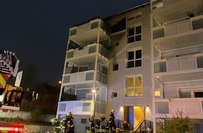 Feuerwehr Dortmund: FW-DO: Wohnung in Dortmund-Nord nach Zimmerbrand unbewohnbar