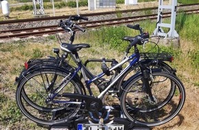 Bundespolizeiinspektion Stralsund: BPOL-HST: Unbemerkt zwei Fahrräder verloren