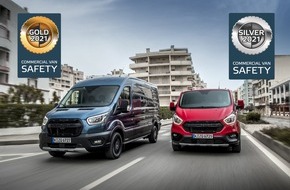 Ford Motor Company Switzerland SA: Ford Transit und Transit Custom mit Top-Ergebnissen bei erster Euro NCAP-Bewertung aktiver Sicherheitssysteme