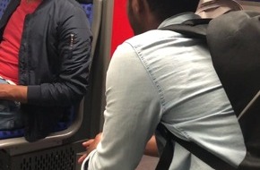 Polizeipräsidium Frankfurt am Main: POL-F: 191205 - 1258 Frankfurt: Unbekannte versuchen Mann in S-Bahn auszurauben - Kriminalpolizei sucht Zeugen (FOTOS)